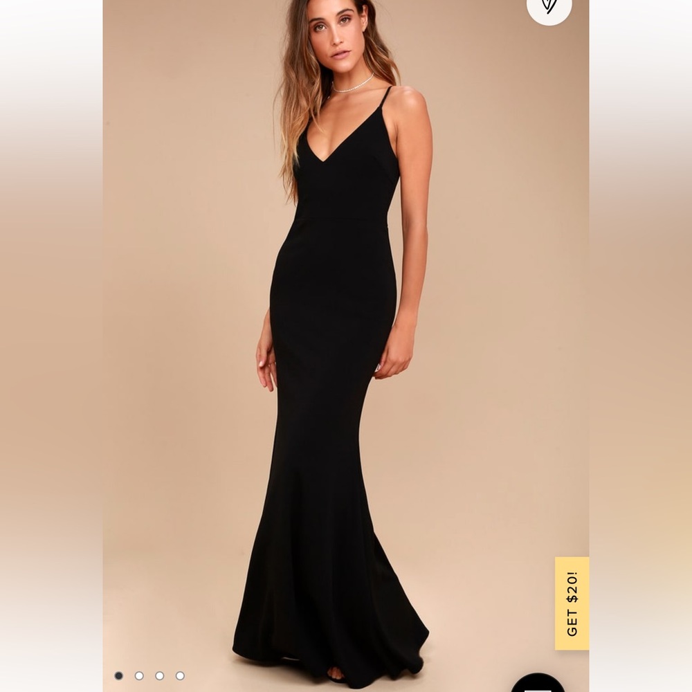 Lulus Infinite Glory Black Maxi Dress